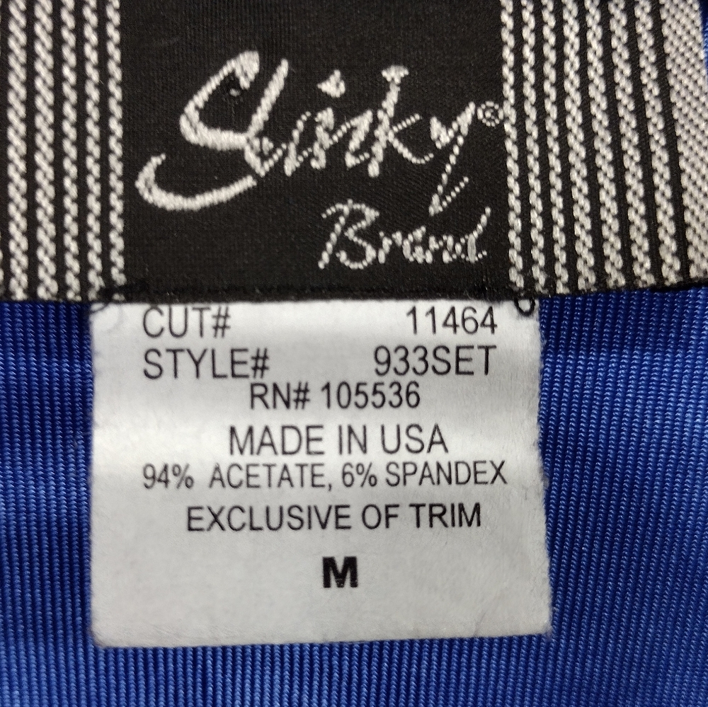 Slinky Brand V-Neck Embellished Tunic Womens M Royal Blue Business Travel Casual - Picture 8 of 8